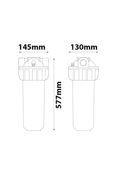 20'' Atlas Housing Şeffaf MASTER PLUS 3P BFO BX TS