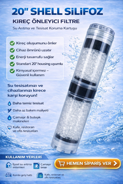 20'' Shell Kaplı Silifoz