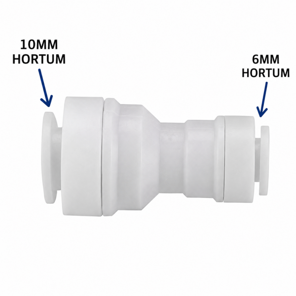 Su Arıtma Cihazı Quick Hortum Birleştirme&Düşürücü (10'luk x 6'lık)