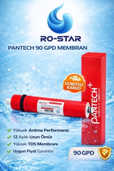 Pantech 4g 90 Gpd (Yüksek Tds Membran)