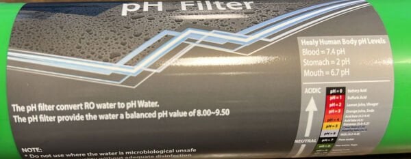 İnline PH Yükseltici Filtre 10''
