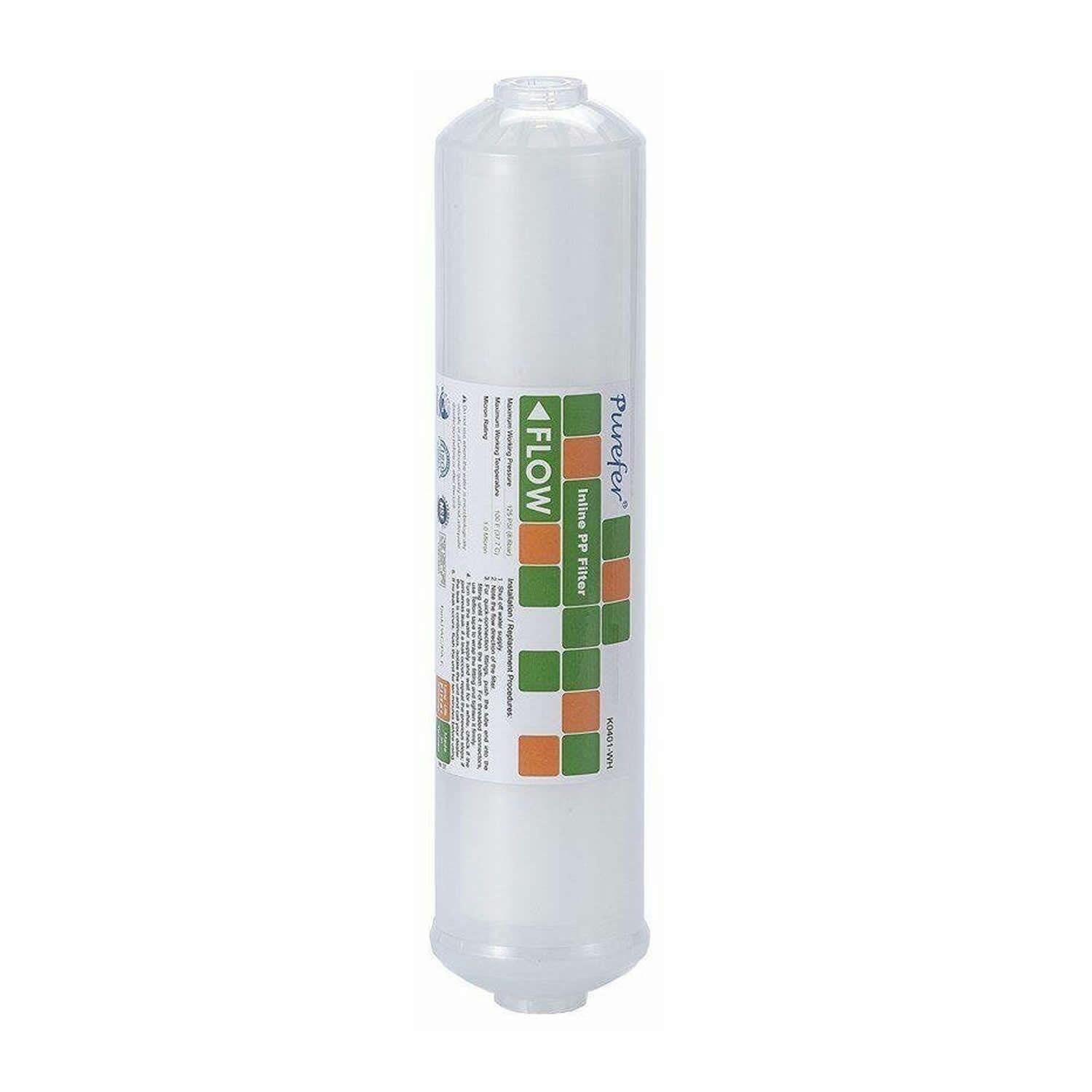 Purefer 12'' Inline Sediment Tortu Filtresi NSF sertifikalı
