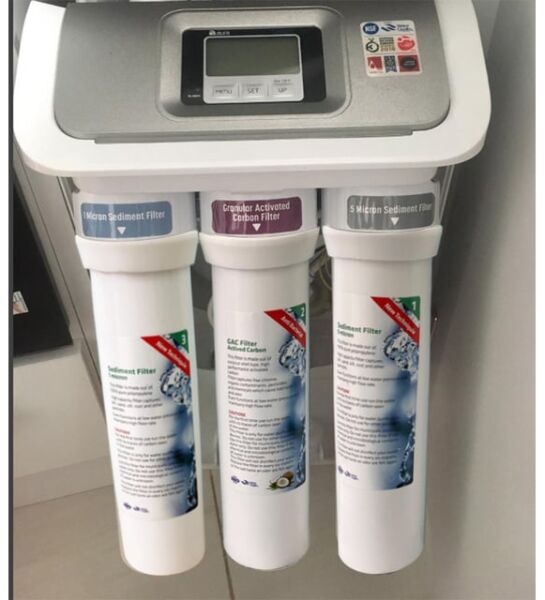 Dijital Su Arıtma Cihazı Uyumlu 1. Aşama 5 Mikron Sediment Filtre