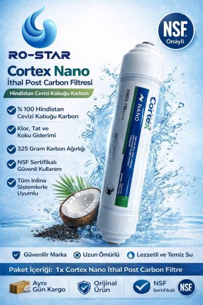 Cortex Post Karbon (Tatlandırıcı) Filtresi