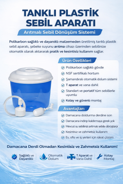 Plastik Tanklı Sebil Aparatı