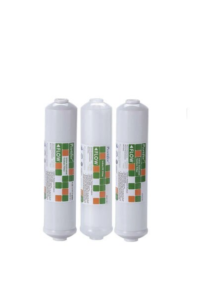 Purefer 12'' Inline 5'li Filtre Seti NSF sertifikalı