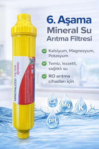 Mineral Filtre 6.Aşama Su Arıtma Filtresi