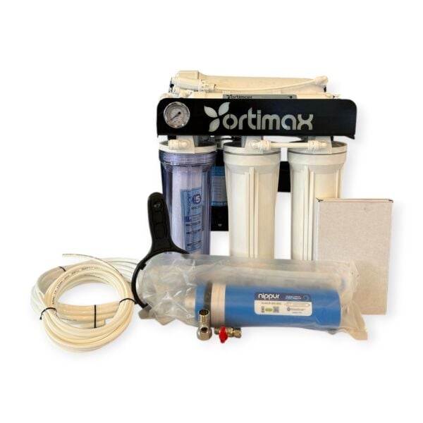 Ortimax 10'' 300 GPD Cafe Tipi Yüksek Akışlı Su Arıtma Cihazı + 40 Litre Tank