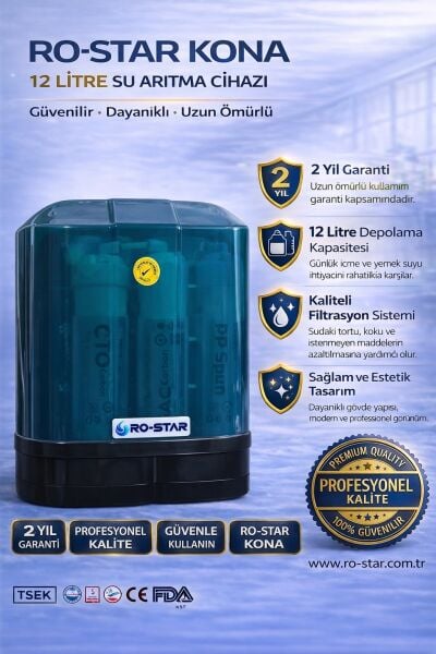 ORTİMAX KONA GREEN 12 LİTRE SU ARITMA CİHAZI