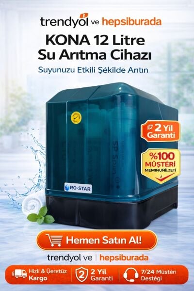 ORTİMAX KONA GREEN 12 LİTRE SU ARITMA CİHAZI