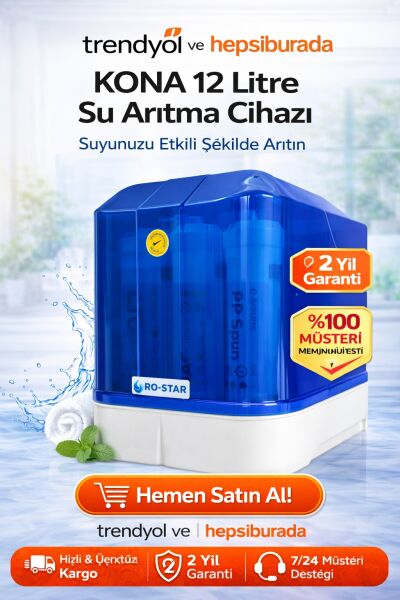 ORTİMAX KONA BLUE 12 LİTRE SU ARITMA CİHAZI
