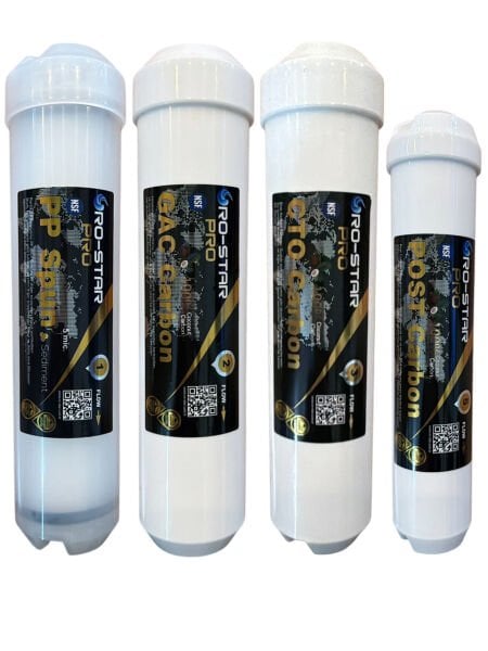 RO-STAR  Inline 4'lü Filtre Seti