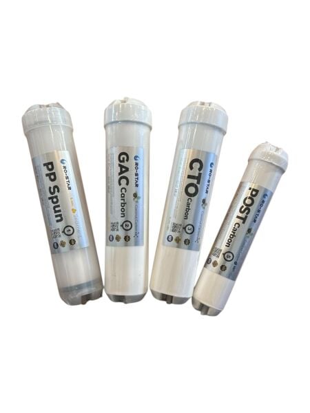 RO-STAR  Inline 4'lü Filtre Seti