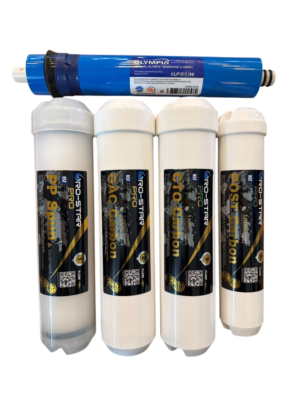 RO-STAR PRO Inline 5'li Filtre Seti