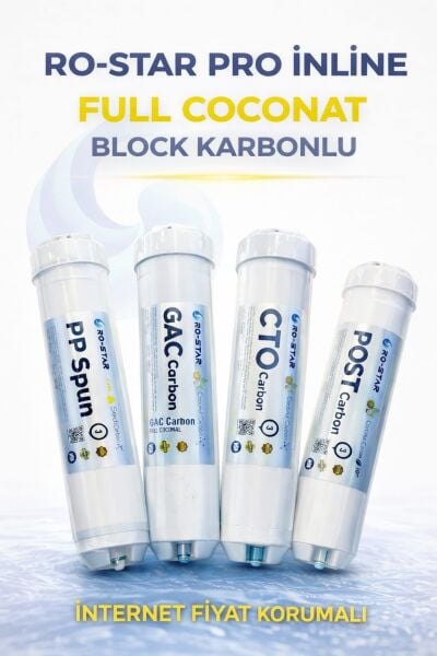 RO-STAR  Inline 5'li Filtre Seti