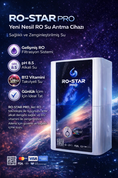 RO-STAR PRO 8 LİTRE SU ARITMA CİHAZI