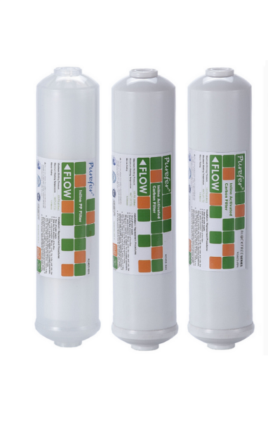 Purefer Taıwan Inline 3'lü Filtre Seti (NSF)