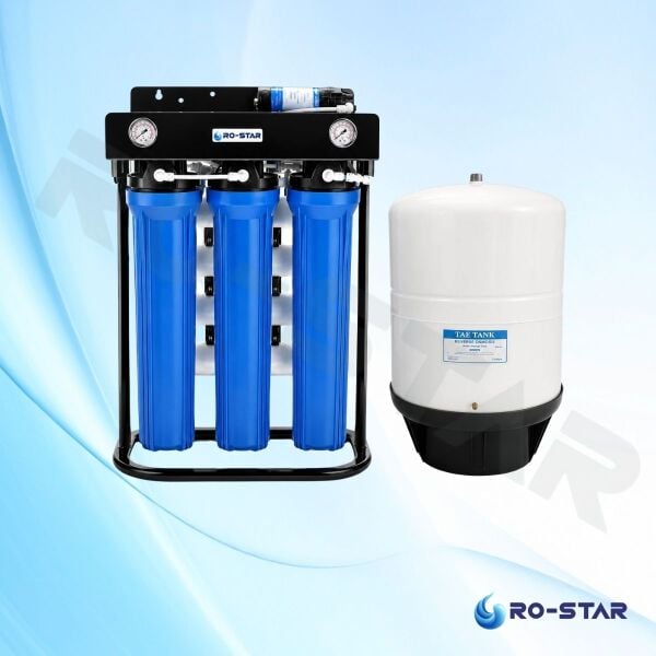 RO-STAR 20'' 300 GPD Cafe & Çay Ocağı Tanklı Su Arıtma Cihazı ( Günlük 1.000 litre )