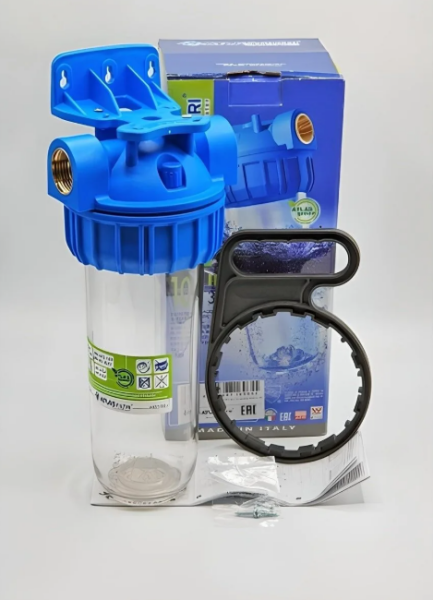 ATLAS 10'' TEKLİ 3P HAUSING FİLTRE KABI ( 1'' GİRİŞ-ÇIKIŞ)