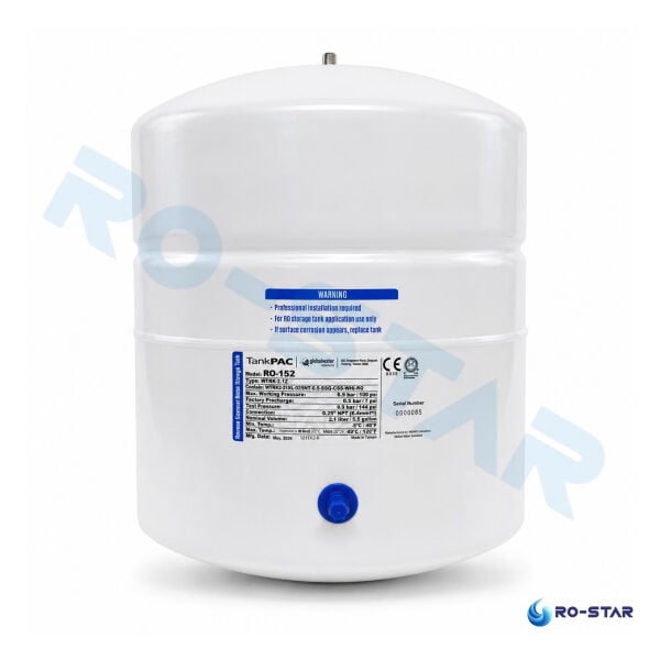 PAE RO-152 5,5 Galon (21 Litre) Su Arıtma Depolama Tankı – Yüksek Kapasiteli Basınçlı Tank