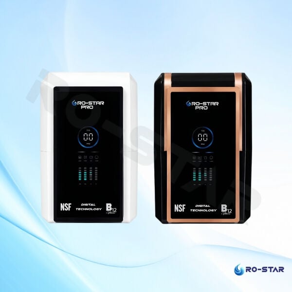 RO-STAR PRO DİJİTAL 8 LİTRE  POMPALI SU ARITMA CİHAZI(6 AŞAMALI B12 VİTAMİN FİLTRELİ )