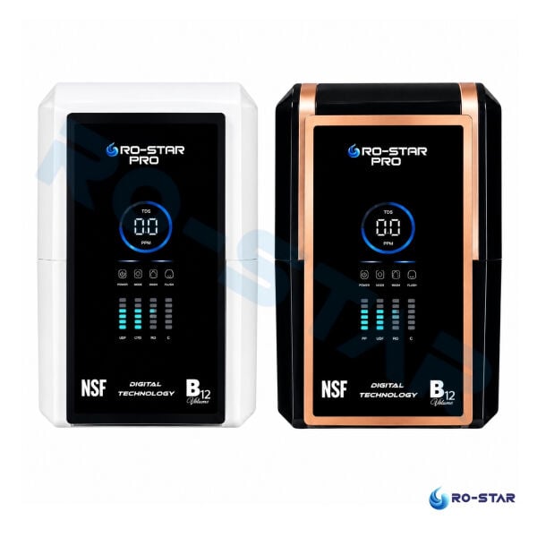 RO-STAR PRO DİJİTAL 8 LİTRE  POMPALI SU ARITMA CİHAZI(6 AŞAMALI B12 VİTAMİN FİLTRELİ )