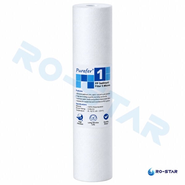 Purefer 20'' Big Blue 1 Mikron Tortu Filtresi