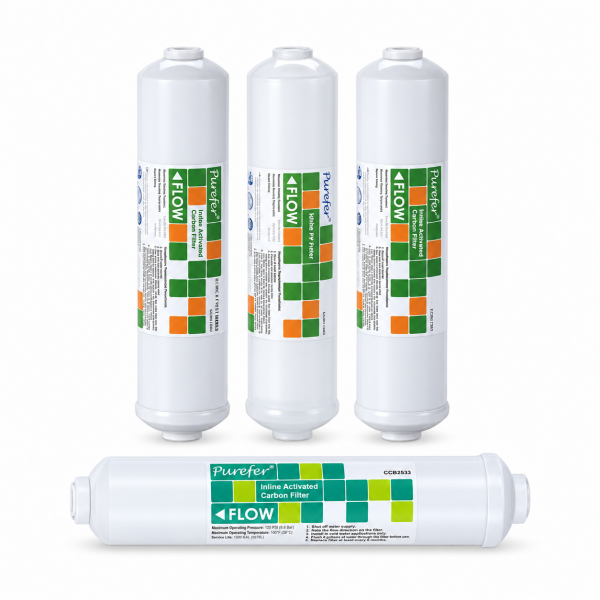 Purefer İnline 4'lü Su Arıtma Filtre Seti ( İTHAL NSF BELGELİ )
