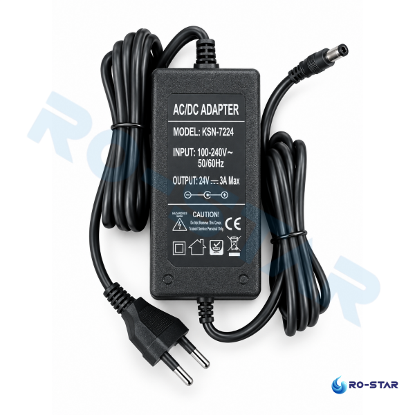Yüksek Akışlı Su Arıtma Cihazı Adaptörü 200-300 GPD ( 24V 3A )