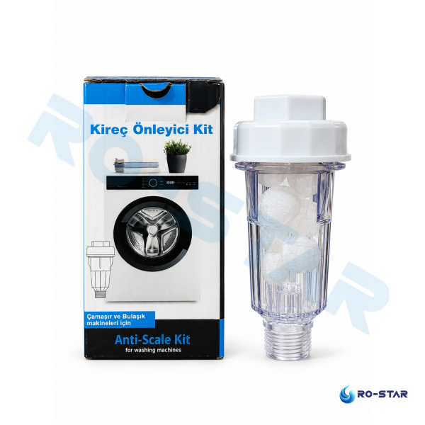 Çamaşır Makinesi Kireç Önleyici Kit Filtre
