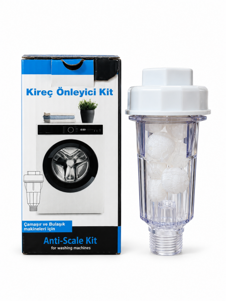 Çamaşır Makinesi Kireç Önleyici Kit Filtre