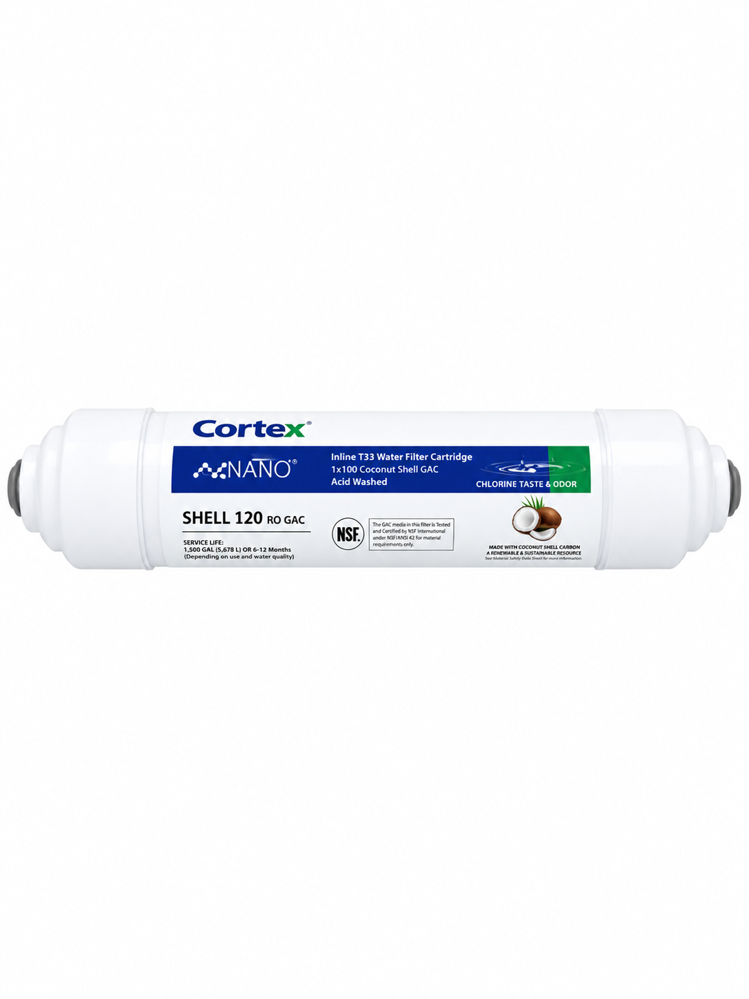 Cortex İthal Post Karbon 5.Aşama ( Tatlandırıcı Filtre)